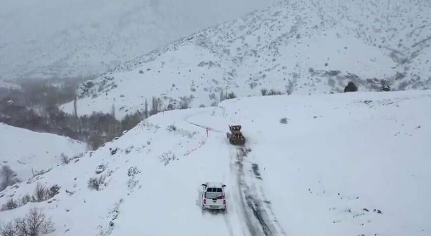 Konya’da kar kalınlığının 1 metreye yaklaştığı ilçe şölen sunuyor 45